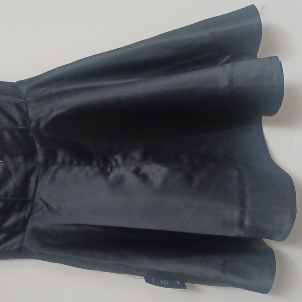 NEW LULU.S Elegant Black Strapless Dress Mini - Picture 5 of 6